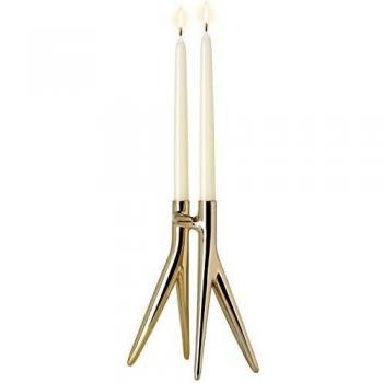 Kartell Abbracciaio Kerzenhalter Gold Metallic 1956 GG – Designer‑Kerze