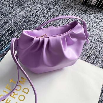 Cloud-Wrapped PU Leather Shoulder Bag
