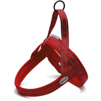 Pettorina Rosa XXL 80 90 D in nylon con catarifrangenti