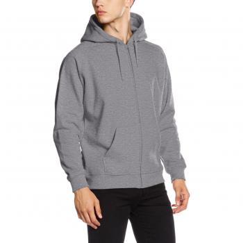 Urban Classics Big Size Zip Hoodie Gray
