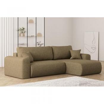 Kaiser L-förmiges Sofa mit Schlaffunktion, Capri Neve
