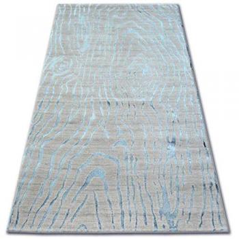 Acryl Teppich Manyas 1703 in Grau/Blau 80x150 cm