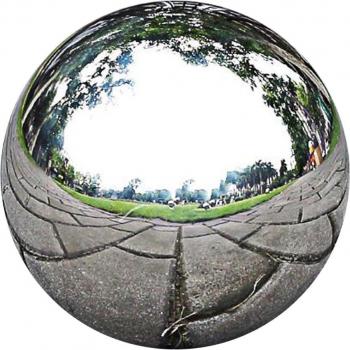 Décor boules de réflexion inoxydable