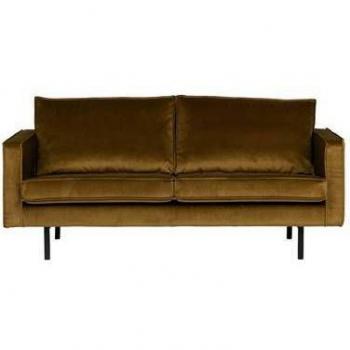 WOOOD Rodeo 2,5 sitt loungesofa – Honungsgul sammet