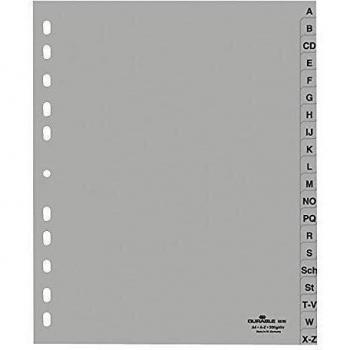 Carnet de dossiers en plastique solide A-Z A4 surdimensionné 20 tuiles 652010