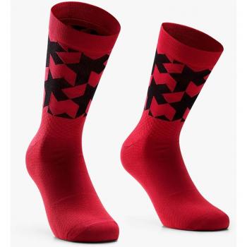 Assos Monogram EVO Katana Herrenrot Socke