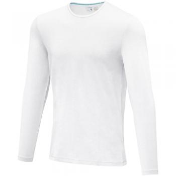 ELEVATE Herren Langarm-T-Shirt Ponoka, ökologisch, weiß, XS