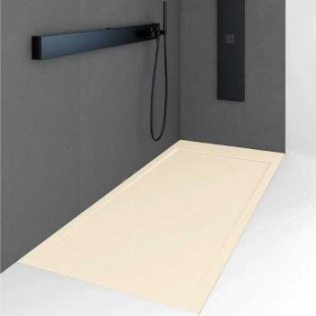 Receveur de douche en résine 70 x 180 cm QUORE surface ardoisée