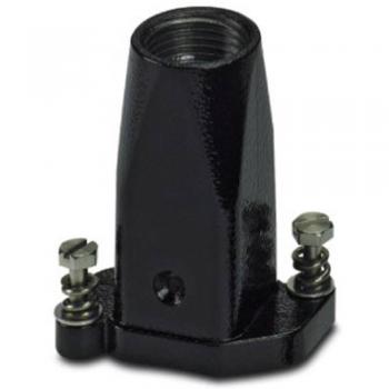 Capot passe-câble industriel HC-HPR-D07-HLWH-1TTM20-EM-BK
