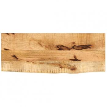Tablero de mesa de mango con borde natural 90x40x3,8 cm