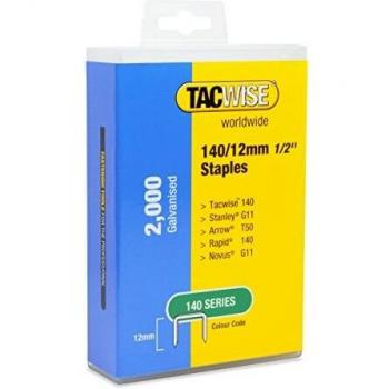 Tacwise 1419 Silver Steel Staple Kit – 2000 Count