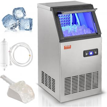 VEVOR Commercial Ice Maker with 45 Ice Cubes in 12-15 Minutes