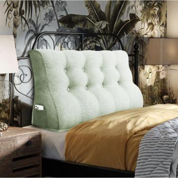Support Tête de Lit VERCART – Oreiller Décoratif en Compensé, 120 × 25 × 55 cm