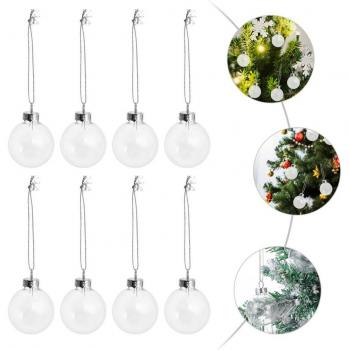 Boule de décoration transparente pour Noël