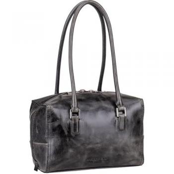 Liebeskind Berlin LACK Ledertasche – Schultertasche Small Schwarz