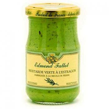 Dijon Senf mit Estragon, grün, Fallot, 190 ml