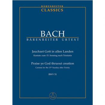 Partitions classique BARENREITER TASCHENPARTITUREN BACH J.S