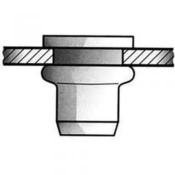 GESIPA 9mm x 15.5mm M6 Steel Blind Rivet Nuts 250 pcs