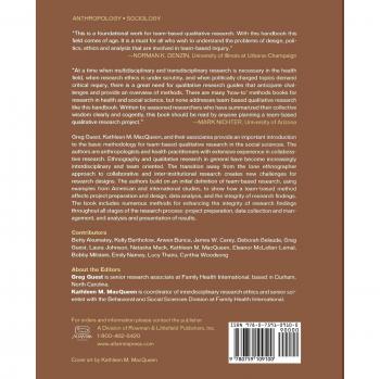 Handbook for Team-Based Qualitative Research