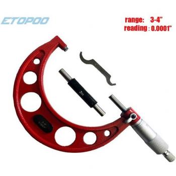 75-100 mm Outside Diameter Micrometer Caliper Tool with Mini Wrench