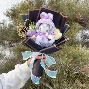 Begleri navideño “Día de San Valentín” con gato y flores