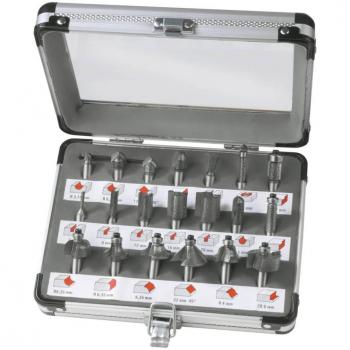 FERM kit d'embouts de défonceuse 20 pcs PRA1008