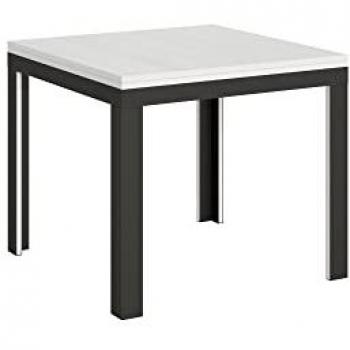 Frêne Blanc Table Itamoby – Portefeuille Extensible 90 × 90 / 180 cm