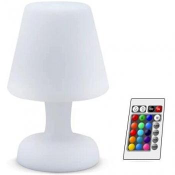 Europalamp Aurora 26 cm – Lampe Table LED Rechargeable, Résistante à l’Eau