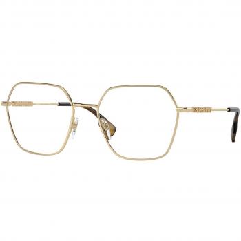 Burberry BE1381 1109 Geometrische Damenbrille in Gold 54mm