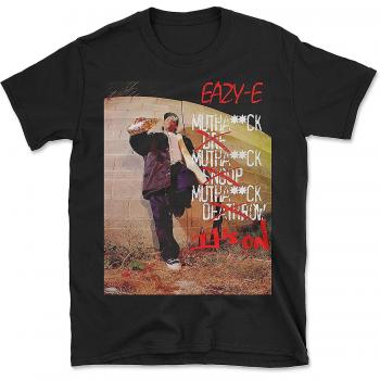 Camiseta de Ropa Urbana Eazy-E 187um Killa Negro L