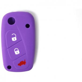 Guscio in Silicone Cover Chiave 3 Tasti per Telecomando Fiat
