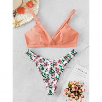 Bikini Sexy Bandeau Florido