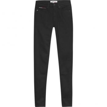 Tommy Jeans Nora Damen Skinny-Jeans Schwarz Stretch 29/30