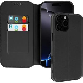 Clapet Noir pour iPhone 16 Pro – Edition Classic, Support Vidéo, Port Cartes