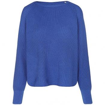 Marc O'Polo Damen Strickpullover, Royal, XS