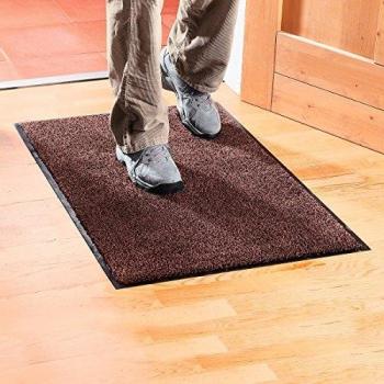 Microvezel Deurmatten Set Beige en Bruin (90x60)