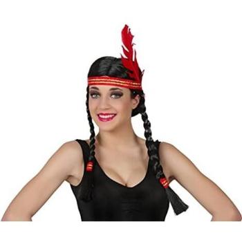 Atosa – 31799 – Perruque Inde – Couleur Multicolore – Adulte