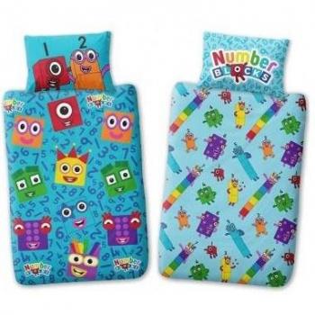 Numberblocks Schlafset „Zahlenabenteuer“ Single blau