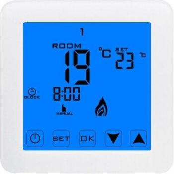 Thermostat LCD Tactile pour Régulation de Température de Sol Chauffant Électrique