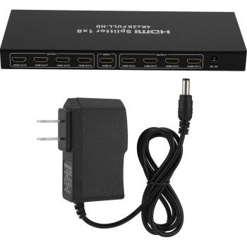 Switch Smart HDMI 1.4, Divisor 1x8, 2160P 30Hz, US 100-240V
