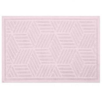 CUBO Tapis de bain Coton 50x80 cm Rose Clair Spirella