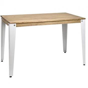 Table Lunds 160x80 cm Blanc Vieilli