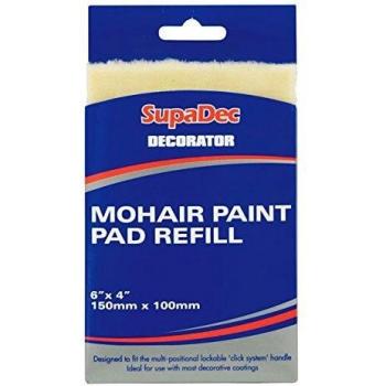 Supadec Mohair Paint Pad Refill 150Mm X 100Mm