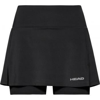 Falda de moda HEAD CLUB Básica, Negro/Plateado