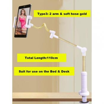 Verstellbarer Halter für iPad und iPhone im Wohnzimmer