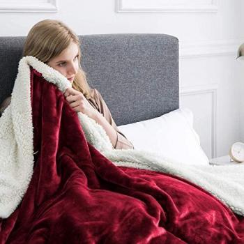 Single Sherpa Fleece Blanket (130 x 150 cm)