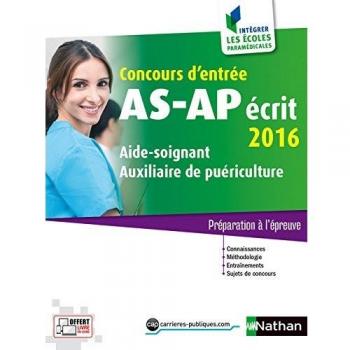 Concours AS/AP écrit 2016