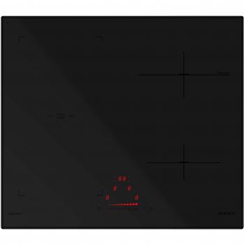 Schock 60cm Piano Induzione Nero Mat, 4 Zone, Limitatore incluso