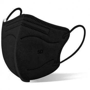 Máscara Protectora Morandi KN95 FFP2 5 Capas Negra 50 Piezas