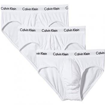 Calvin Klein Slip Uomo Art U2661g Bianco 3 Unità